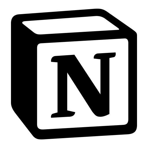notion logo no background